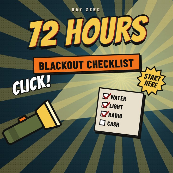 The 72-Hour Blackout Checklist cover